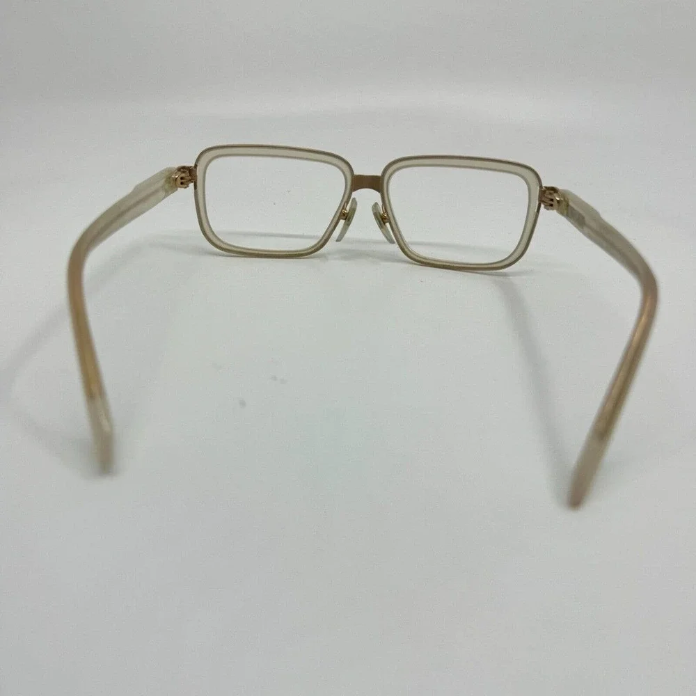 Claire Goldsmith Eyeglasses Frame Womens Tan Brown Ferris Frost‎ 52-15-140 H9962